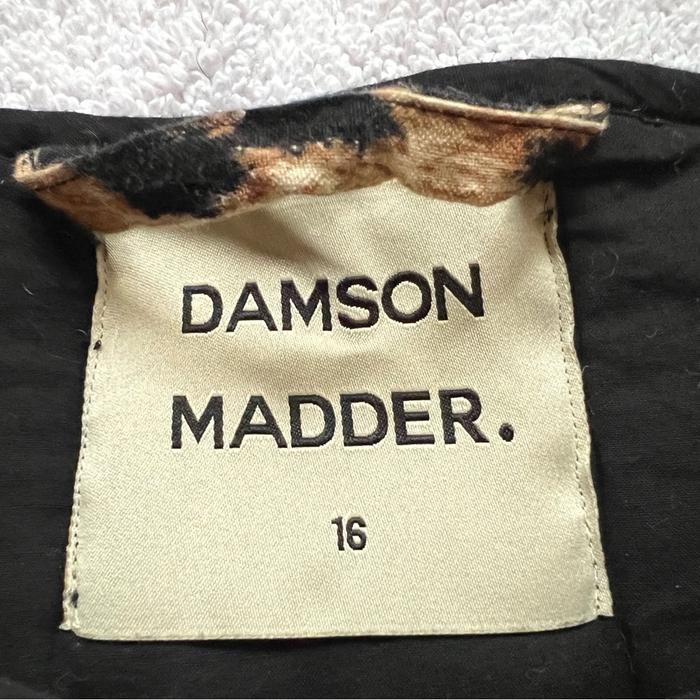 Oversized Leopard Print Bomber Jacket - Picture 8 of 9